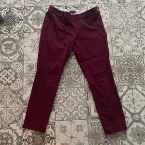 VGUC aritzia Babaton Elliot pant. Burgundy. Size 8